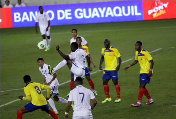 Honduras dejó escapar el triunfo ante la Ecuador de Rueda